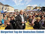 Tag der Deutschen Einheit 2012 in München / Motto: Gemeinsam feiern im Freistaat Bayern am 02. und 03.10.2012